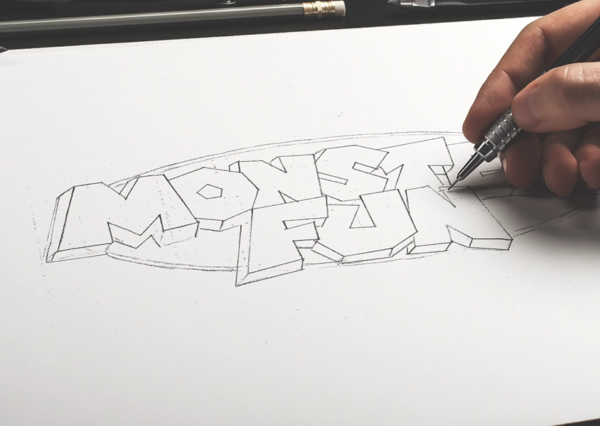 logo design for monster fun auckland